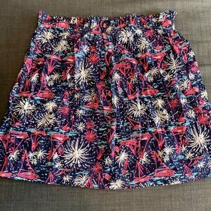 Lilly Pulitzer Custom made Sparks Fly Skirt in size Medium (8-10)